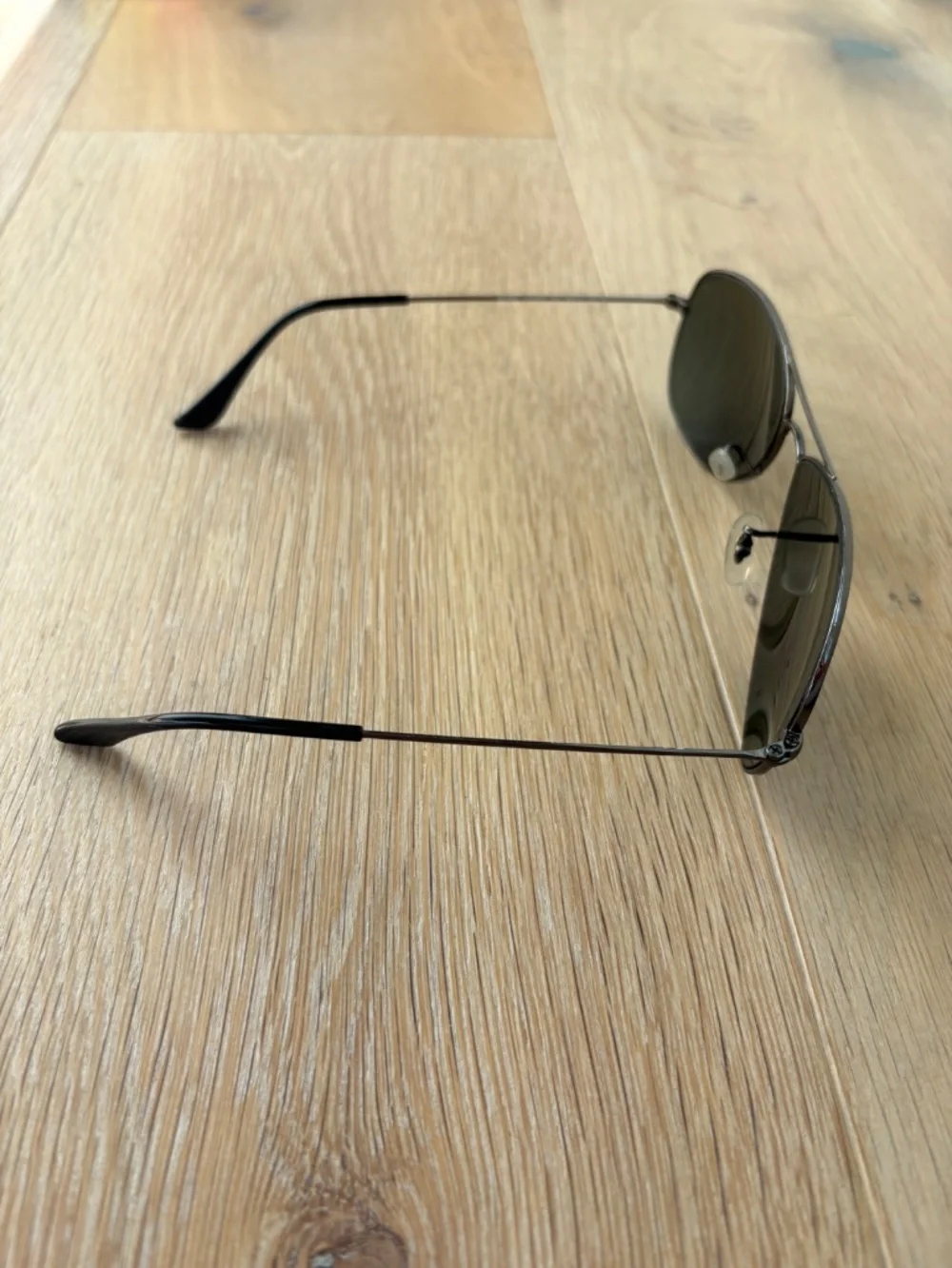 Ray Ban Aviator Dark Colored Sunglasses- Made in Italy